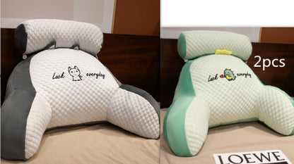 Fluffy Triangle Reading Cushion Lumbar Support