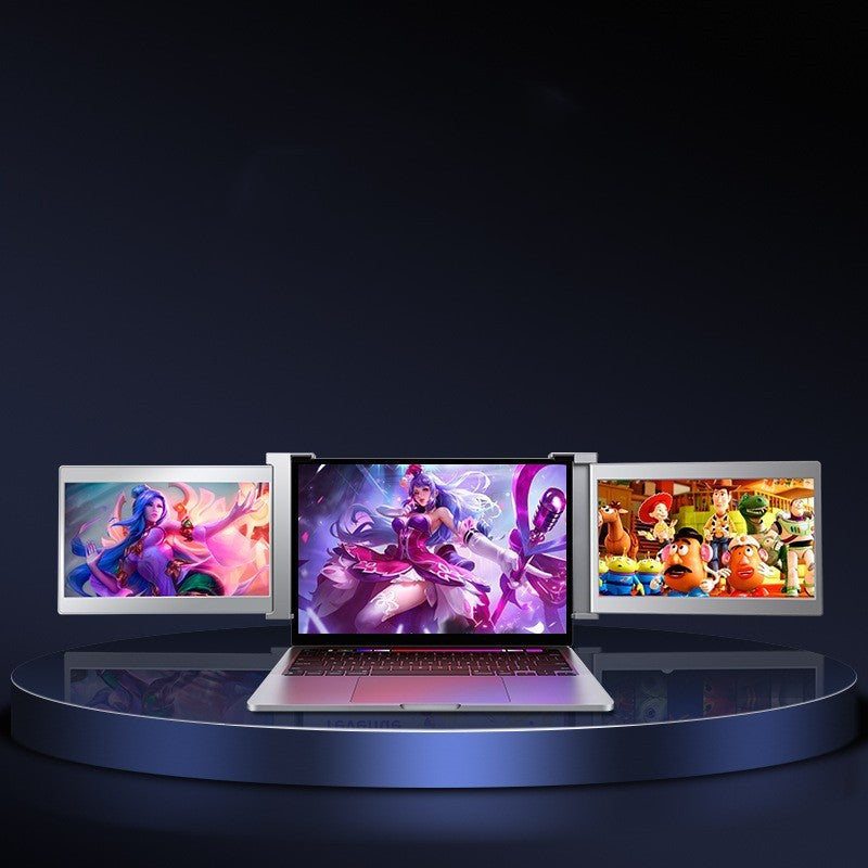 Portable Dual-Screen 10.1" Notebook Display