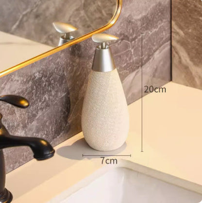 Bathroom Ceramic Shower Gel Lotion Bottle