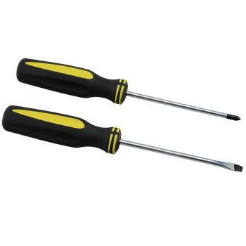 2pc Screwdriver Set -Yellow
