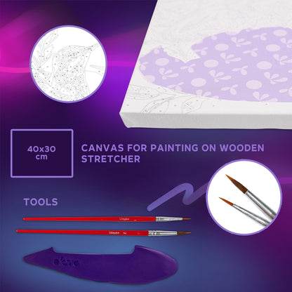 OKTO Air-Dry Clay 3D Painting Kit – Kit Hummingbirds (11.8 x 15.7 in)