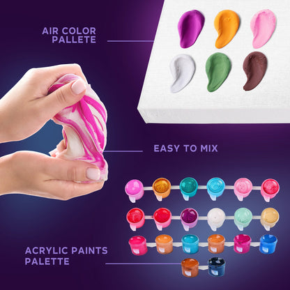 OKTO Air-Dry Clay 3D Painting Kit – Kit Hummingbirds (11.8 x 15.7 in)