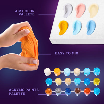 OKTO Air-Dry Clay 3D Painting Kit – Greetings From Paris (11.8 x 15.7 in)