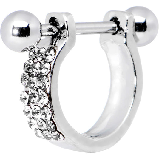 Crystal Gem Helix Cartilage Earring