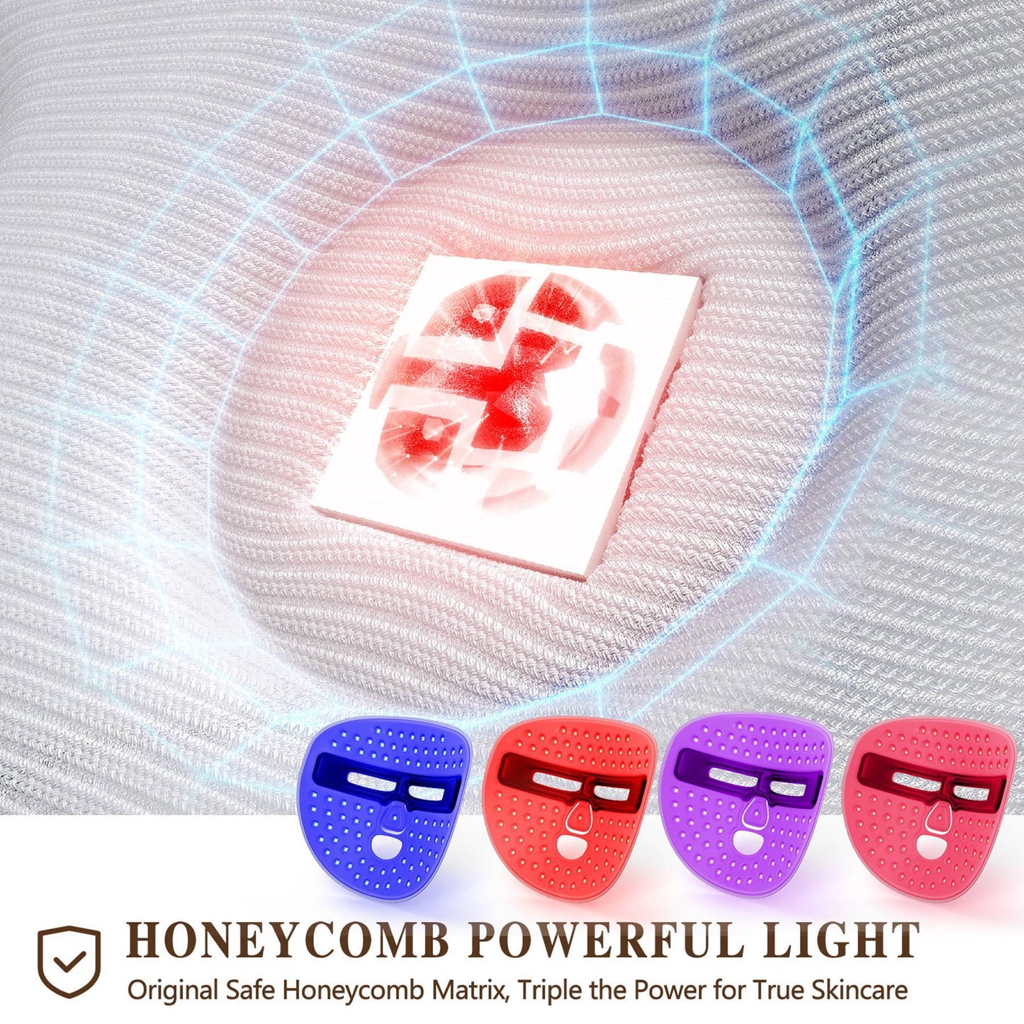 LED Face Mask – Red Light Therapy Facial Care Tool