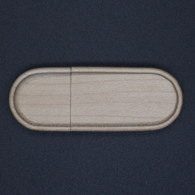 Customized Logo-Printed Wooden USB Drives for Business Gifts