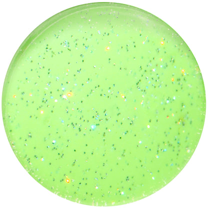 30mm Green Neon Glitter Saddle Plug