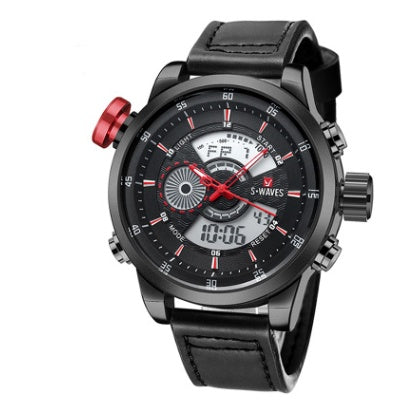 High-Quality Waterproof Casual Double Men's Watch