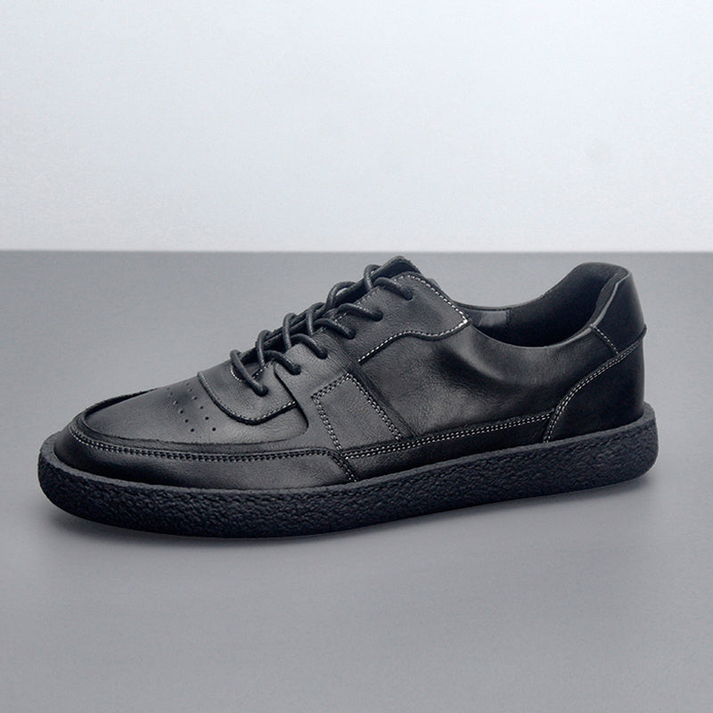 Men's Vintage Low Top Leather Sneakers