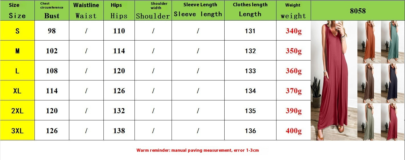 Women's Casual Pocket Jumpsuit