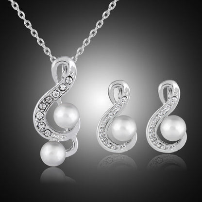 Danbi Pearl Bride Jewelry Set