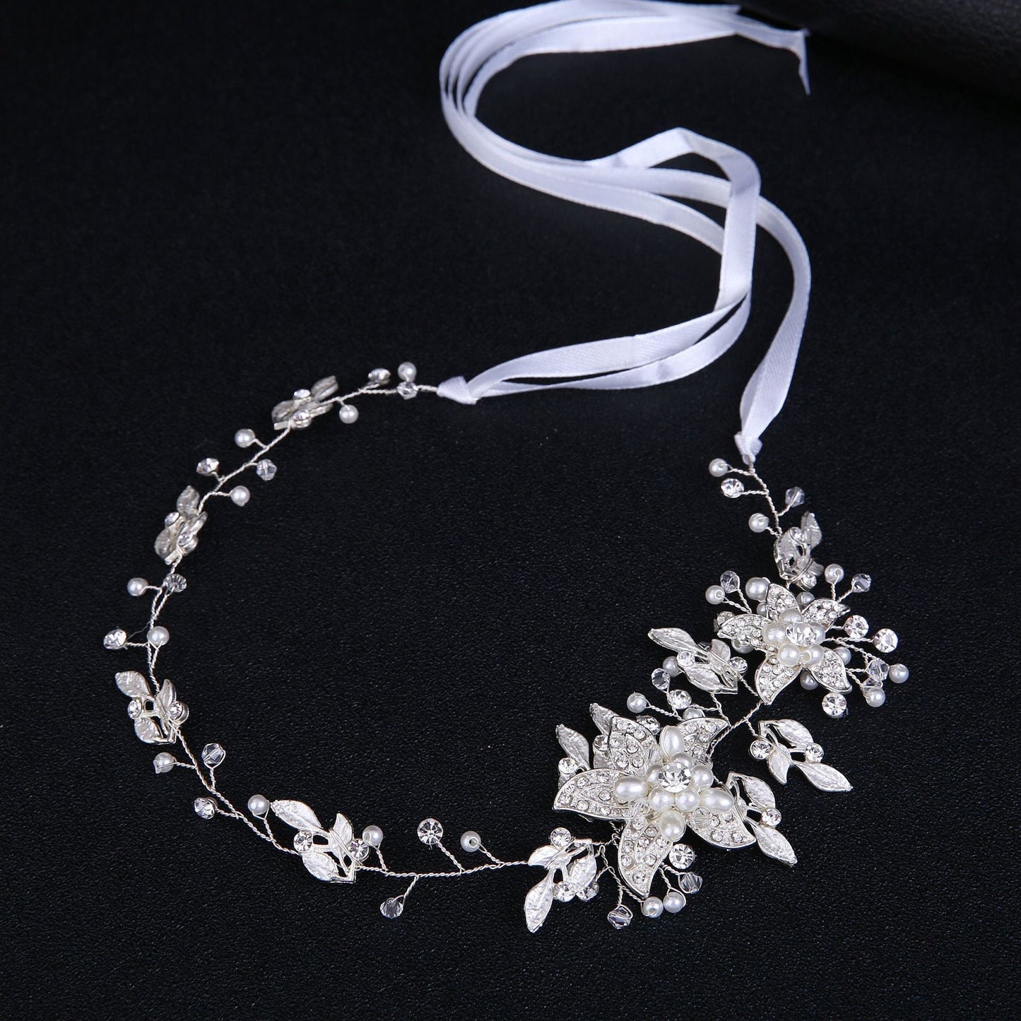 Gold & Silver Rhinestone Alloy Headdress