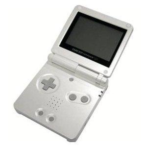 Pearl White Gameboy Advance SP (Gameboy Advance)