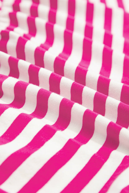 Stripe Scoop Neck Sleeveless Mini Dress