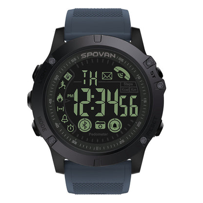 Bluetooth Sports Smartwatch: Step Reminder, Waterproof