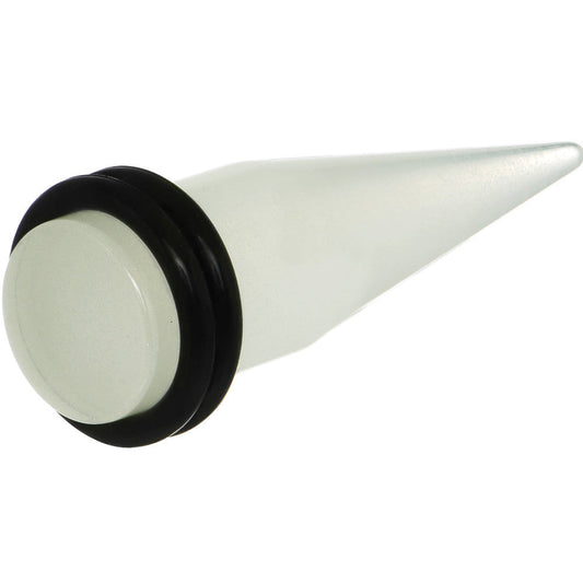 00G Short White Glow in the Dark Taper