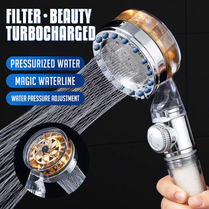 Turbo Shower Head Water Saving High Pressure