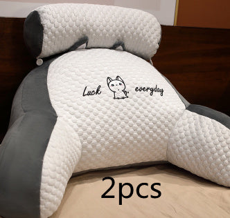 Fluffy Triangle Reading Cushion Lumbar Support