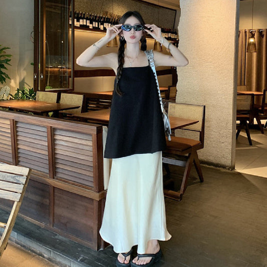 Women's Fashion Personalized Suspender Fishtail Skirt