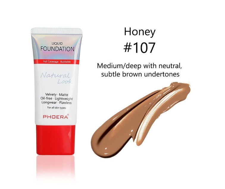 Matte Silky Tube Liquid Foundation