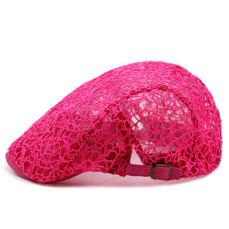 Lace Hard Gauze Beret Children's Casual Sun Hat
