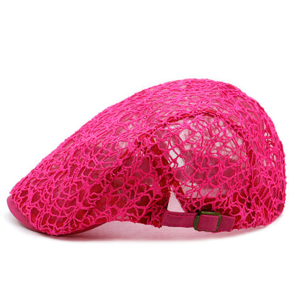 Lace Hard Gauze Beret Children's Casual Sun Hat