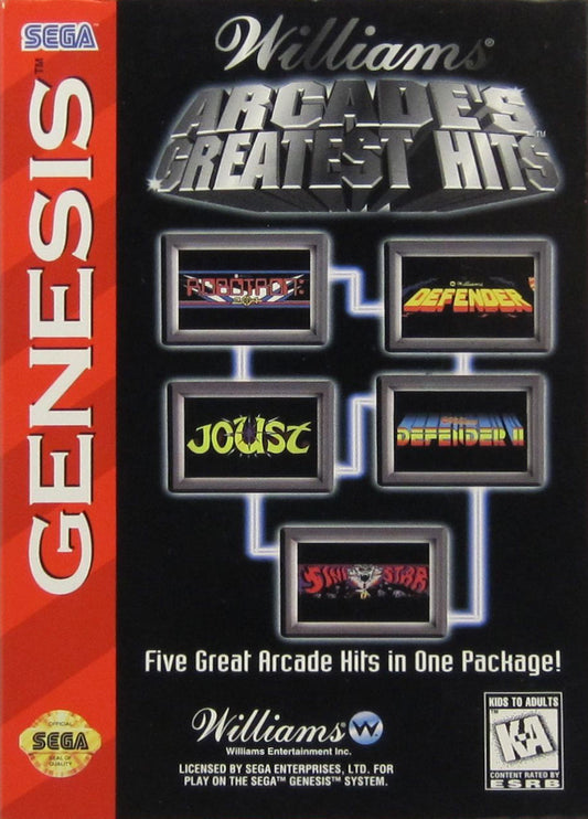 Williams Arcade's Greatest Hits (Sega Genesis)