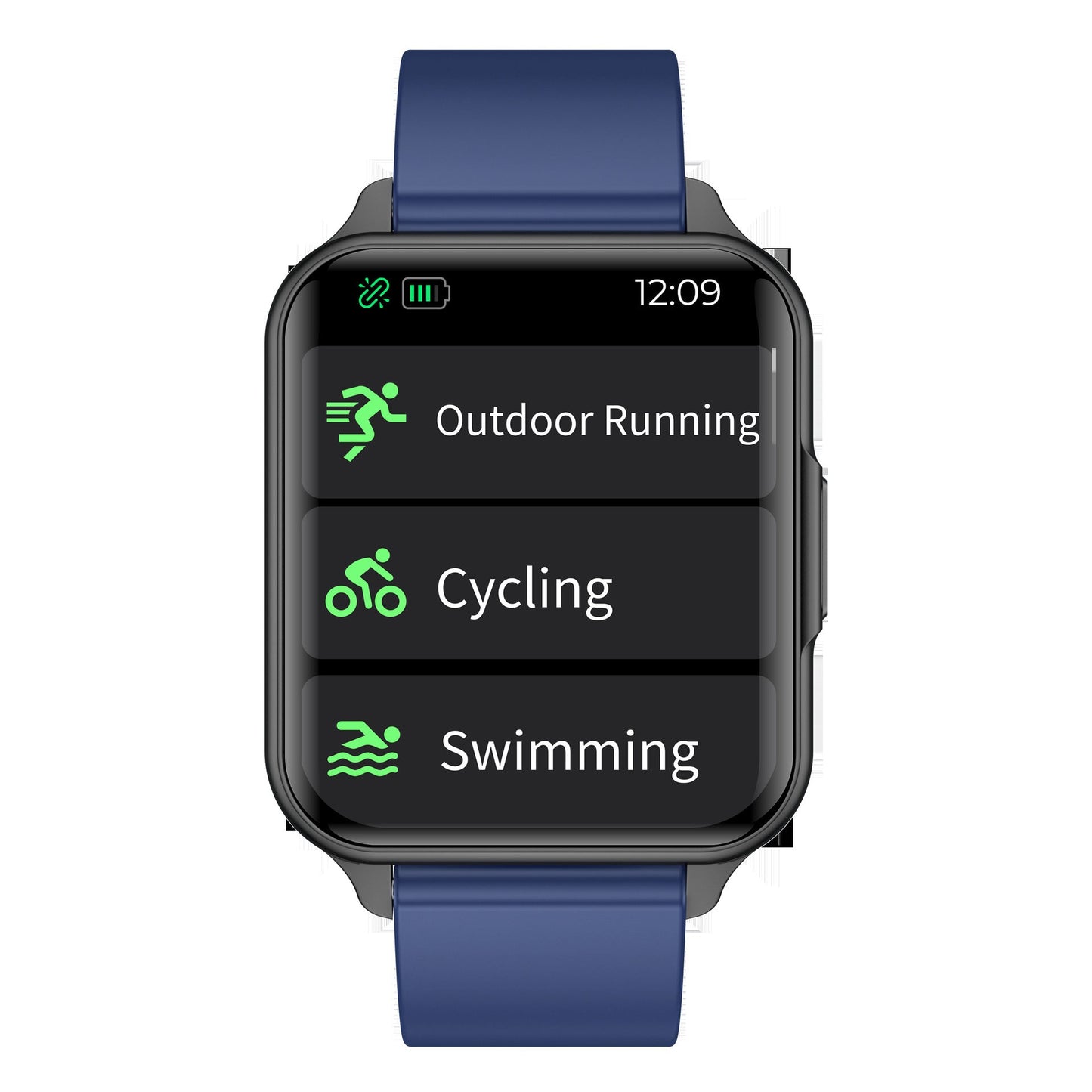 Waterproof Sports Watch Temp Heart Rate