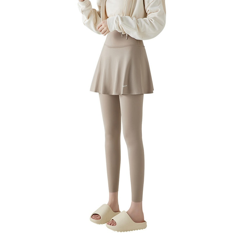 High Waist Yoga Culottes Skort