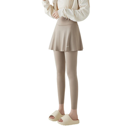 High Waist Yoga Culottes Skort