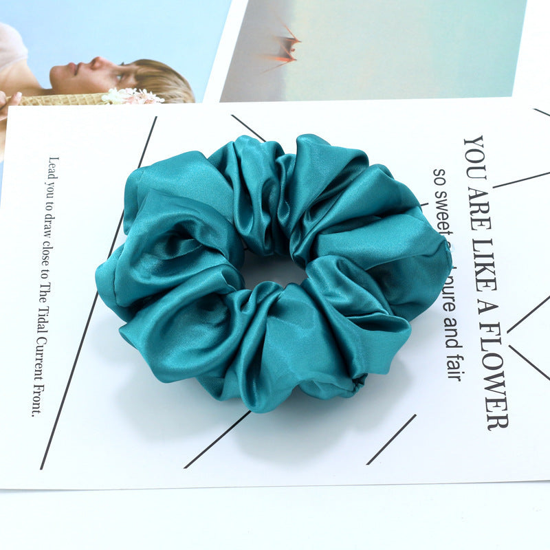 Bright Color Satin Large Intestine Circle Headdress
