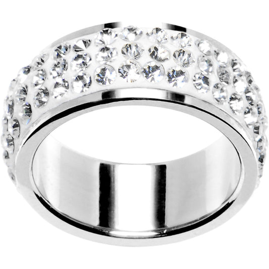 Size 6 - Clear Crystal Ferido Ring
