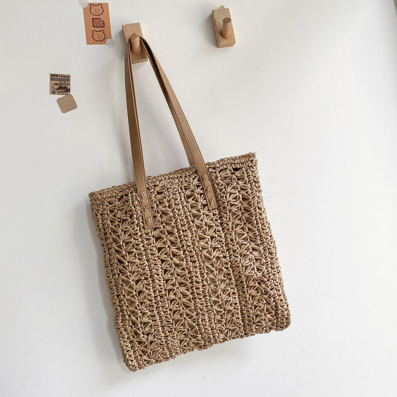 Summer Beach Straw Woven Crossbody Bag