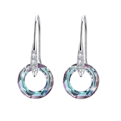 Crystal Universe Ring & Diamond Ear Hook Set