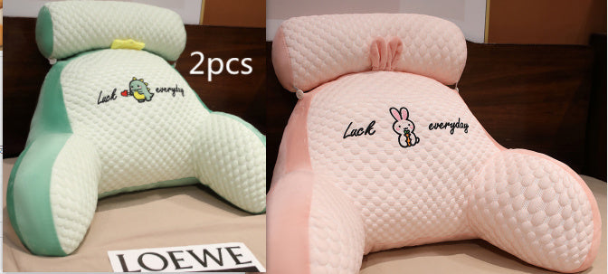 Fluffy Triangle Reading Cushion Lumbar Support