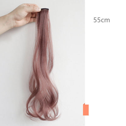 Gradient Invisible Curly Short Wig