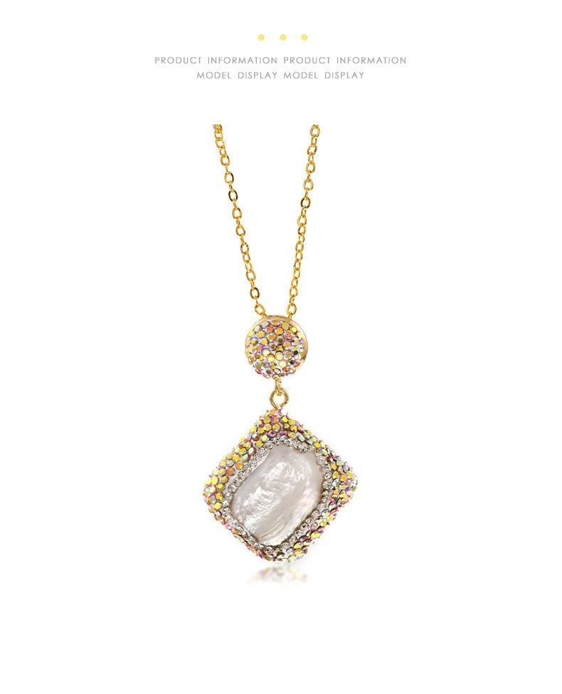 Personality Niche Design Necklace Earring Ring Set