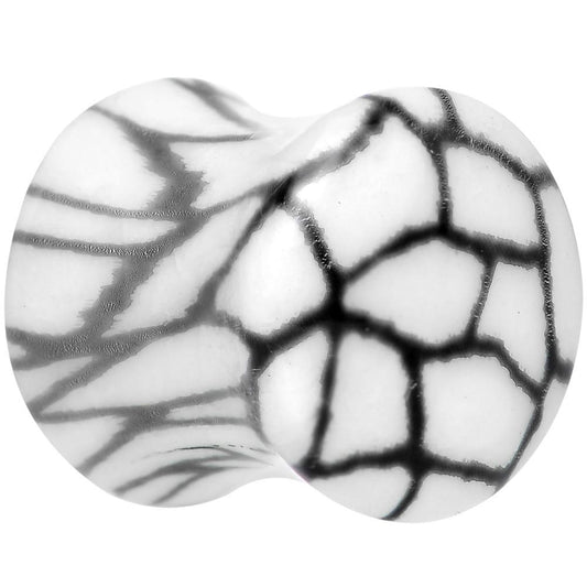 Snake Skin Glow in the Dark Saddle Plug 2G to 1 Inch