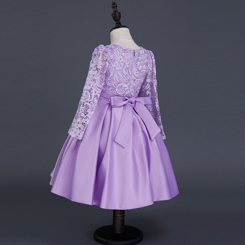 Carisa Purple Lace Princess Dress