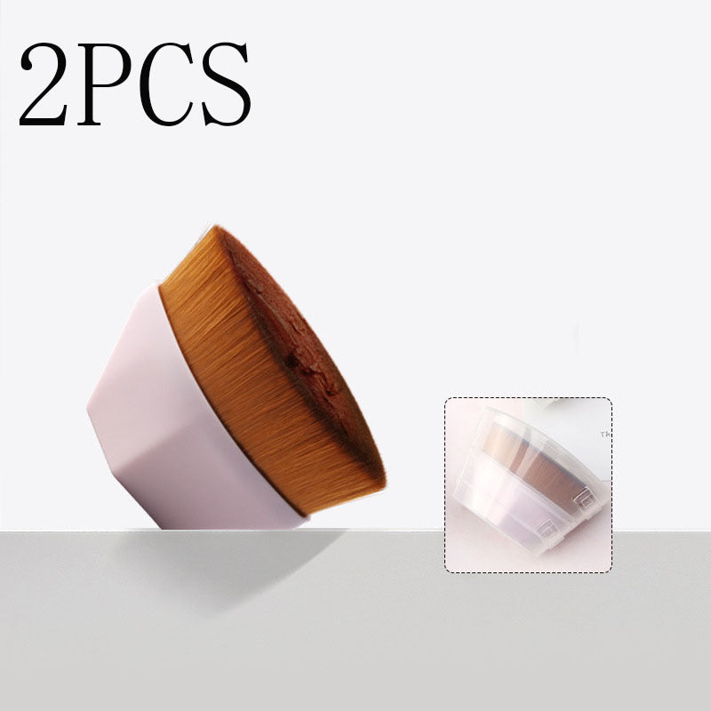 Flat Foundation Brush Kit: BB Cream, Loose Powder