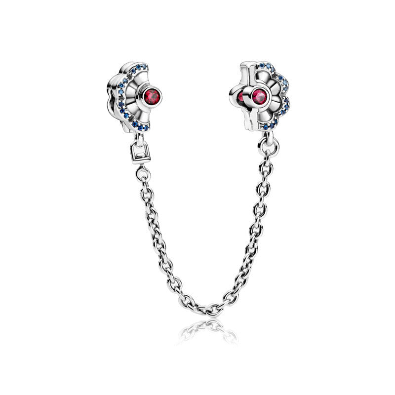 DIY Mouse Head Diamond Alloy Beads Bracelet