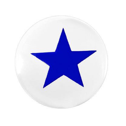 1/2 Stellar Blue Star Inlay Acrylic Saddle Plug