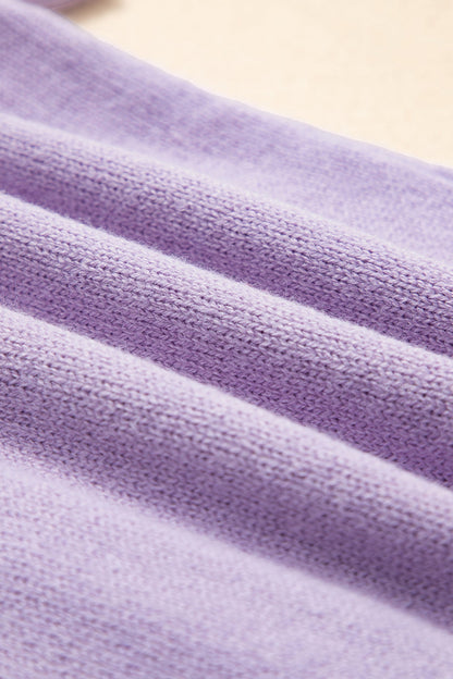 Petal Short Sleeve Soft Cardigan Sweater Tee