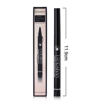 Four-Head Liquid Tattoo Eyebrow Pencil
