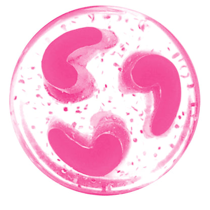 0G Pink Quotation Symbol Saddle Plug