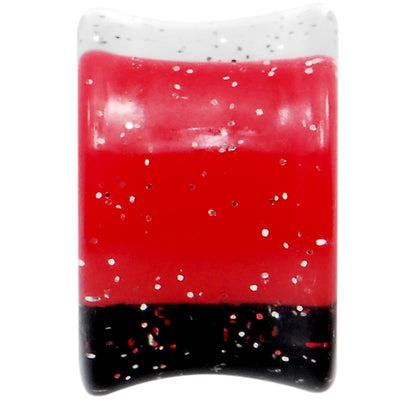 1/2 Black Red White Quotation Symbol Saddle Plug