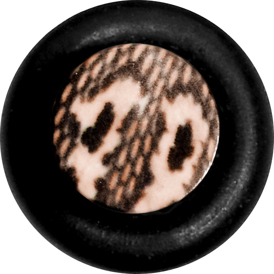 6G Blushing Snake Skin Acrylic Taper