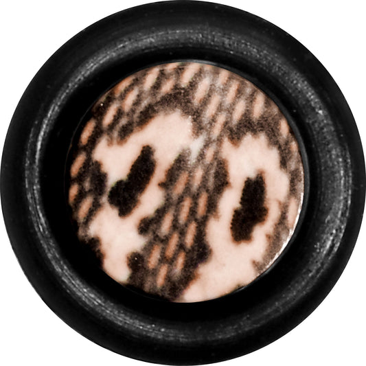 4G Blushing Snake Skin Acrylic Taper
