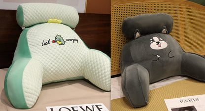 Fluffy Triangle Reading Cushion Lumbar Support