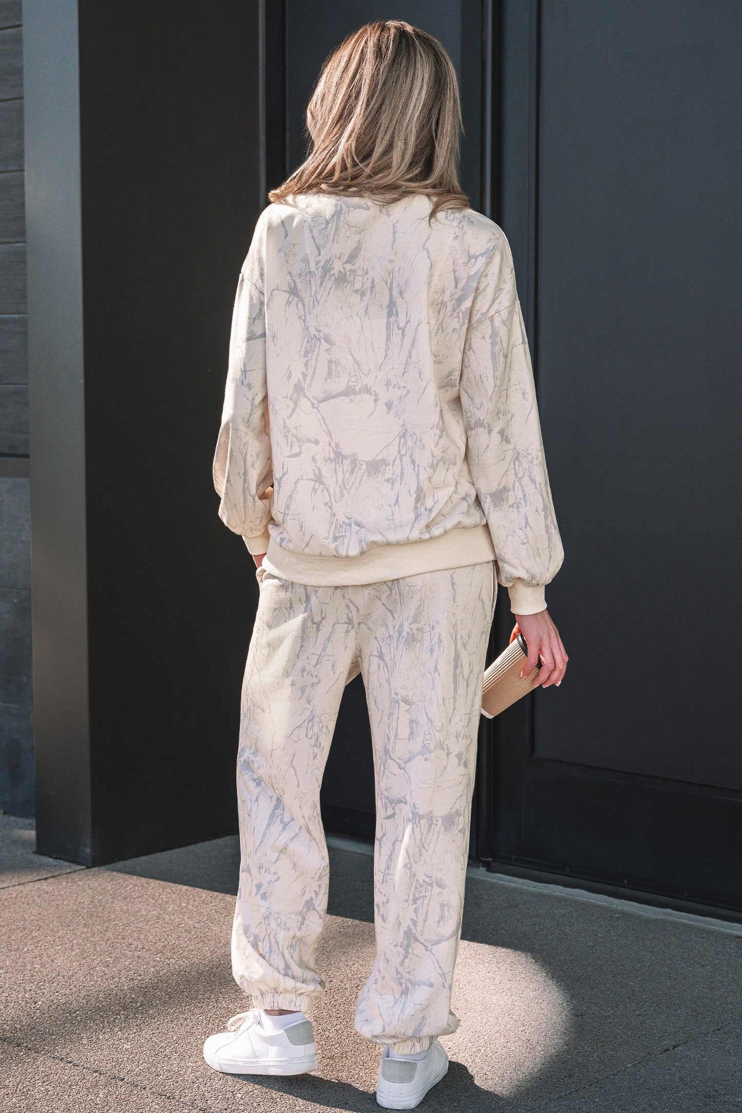 Camo Jogger Top and Pants Set